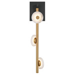 Etna Wall Sconce - Black / Alabaster