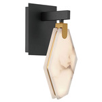 Kosmos Wall Sconce - Matte Black / Alabaster