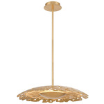 Lipari Color-Select Chandelier - Gold Leaf / Clear