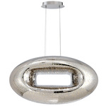 Paros Chandelier - Stainless Steel