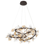 Pisa Chandelier - Black / Clear