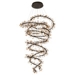 Pisa Grand Chandelier - Black / Clear