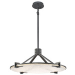 Raffinato Chandelier - Gun Metal / Clear