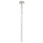 Rimini Color-Select Swag Chandelier - Polished Nickel / Clear