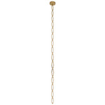Rimini Color-Select Swag Chandelier - Aged Brass / Clear