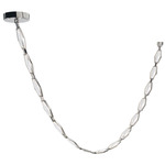 Rimini Color-Select Swag Chandelier - Polished Nickel / Clear