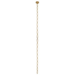 Rimini Color-Select Swag Chandelier - Aged Brass / Clear
