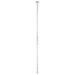 Rimini Color-Select Swag Chandelier - Polished Nickel / Clear