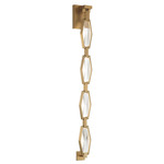 Rimini Color-Select Wall Sconce - Aged Brass / Crystal