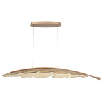 Sanremo Color-Select Oval Chandelier - Painted Brushed Champagne / Amber
