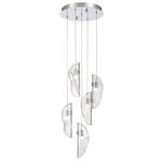 Sorrento Round Multi Light Chandelier - Chrome / Clear