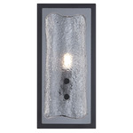 Sorrento Wall Sconce - Black / Clear