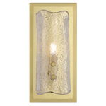 Sorrento Wall Sconce - Gold / Clear
