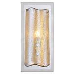Sorrento Wall Sconce - Chrome / Amber