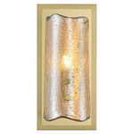 Sorrento Wall Sconce - Gold / Amber