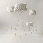 The Bride Floor Lamp - White / White