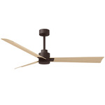 Alessandra Ceiling Fan - Textured Bronze / Light Maple Tone