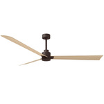 Alessandra Ceiling Fan - Textured Bronze / Light Maple Tone