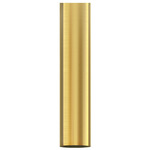 Downrod With Coupling Cover - Brushed Brass
