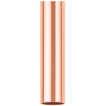 Downrod With Coupling Cover - Polished Copper