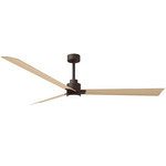 Alessandra Ceiling Fan - Textured Bronze / Light Maple Tone