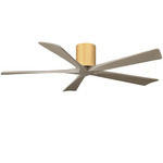 Irene Hugger Ceiling Fan - Light Maple / Gray Ash Tone