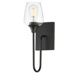 Goblet Wall Light - Black / Clear