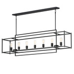 Gridline Linear Pendant - Black