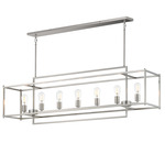 Gridline Linear Pendant - Satin Nickel
