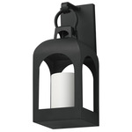 Marrakech Outdoor Wall Light - Black / Satin White