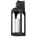 Marrakech Outdoor Wall Light - Black / Satin White
