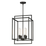 Gridline Pendant - Black