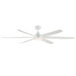 Albatross Outdoor Ceiling Fan - Matte White