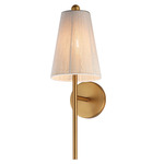 Valette Wall Light - Natural Aged Brass / Natural