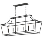 Clifton Linear Pendant - Black