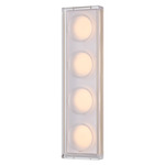 Mars Bathroom Vanity Light - Modern Brass / Clear Cast