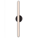 Volt Bathroom Vanity Light - Black Brass / Matte White