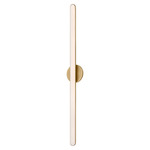 Volt Bathroom Vanity Light - Modern Brass / Matte White