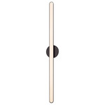 Volt Bathroom Vanity Light - Black Brass / Matte White
