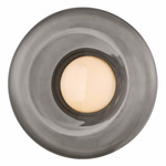 Opalesce Wall Light - Black Brass / Smoke
