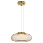 Opalesce Pendant - Modern Brass / Bronze