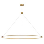 Converge Chandelier - Modern Brass