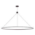 Converge Chandelier - Black Brass