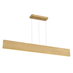Maxwell Linear Pendant - Modern Brass