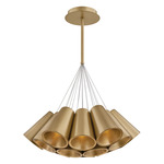 Aether Chandelier - Modern Brass