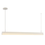 Brunel Linear Pendant - Satin White