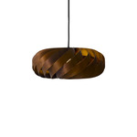 TR5 Pendant - Black / Teak Brown