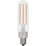T6 E12 Candelabra Base 2.5W 120V 2700K 90CRI 6-PACK - Clear