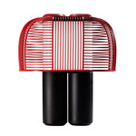 Yasuke Table Lamp - Black / Red