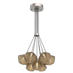 Mesa Cluster Pendant - Beige Silver / Mesa Bronze